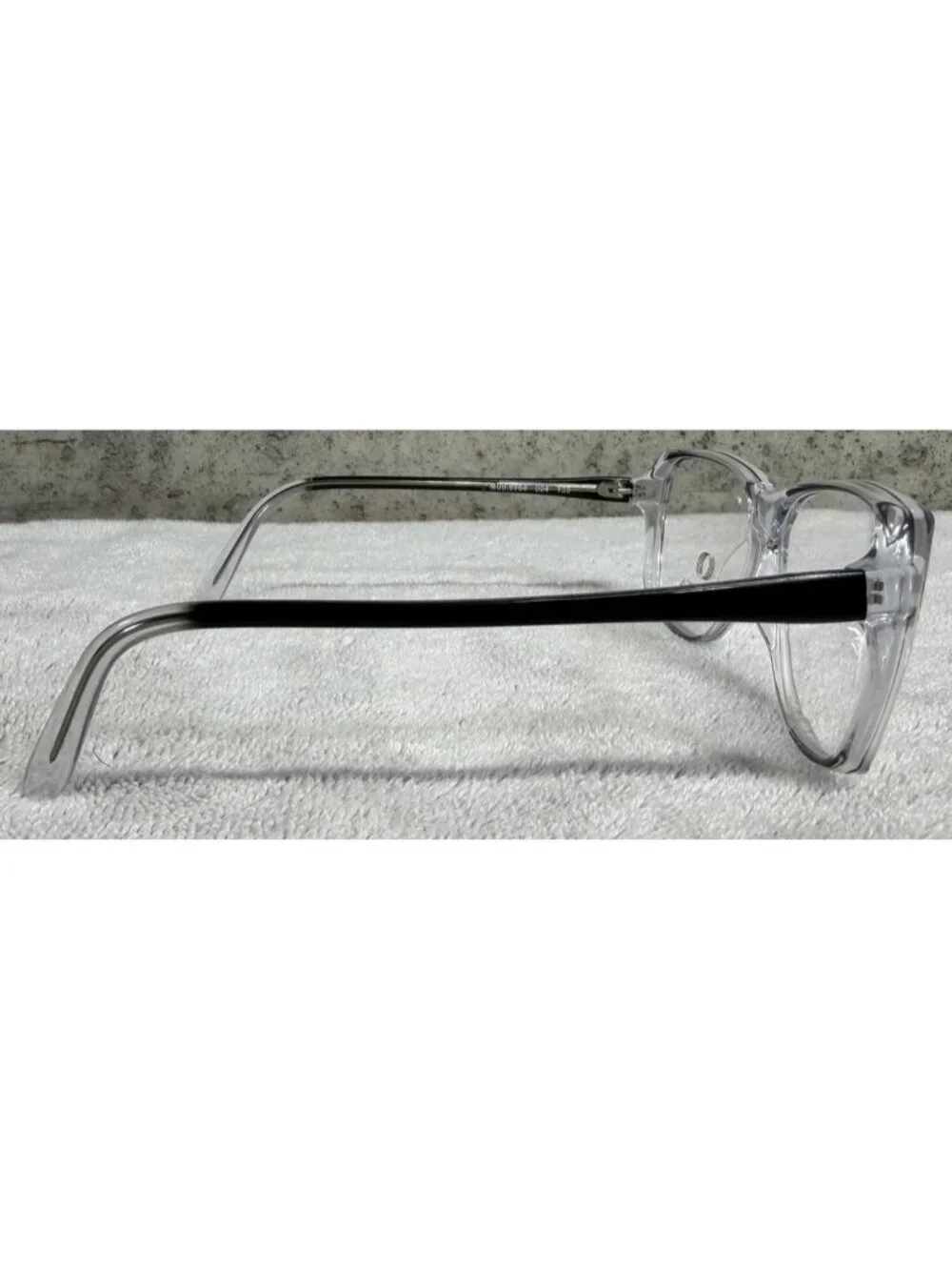 Vintage VALDOTTICA Italy mod. 8964 004 Black Clear Square Eyeglasses 58-13-135